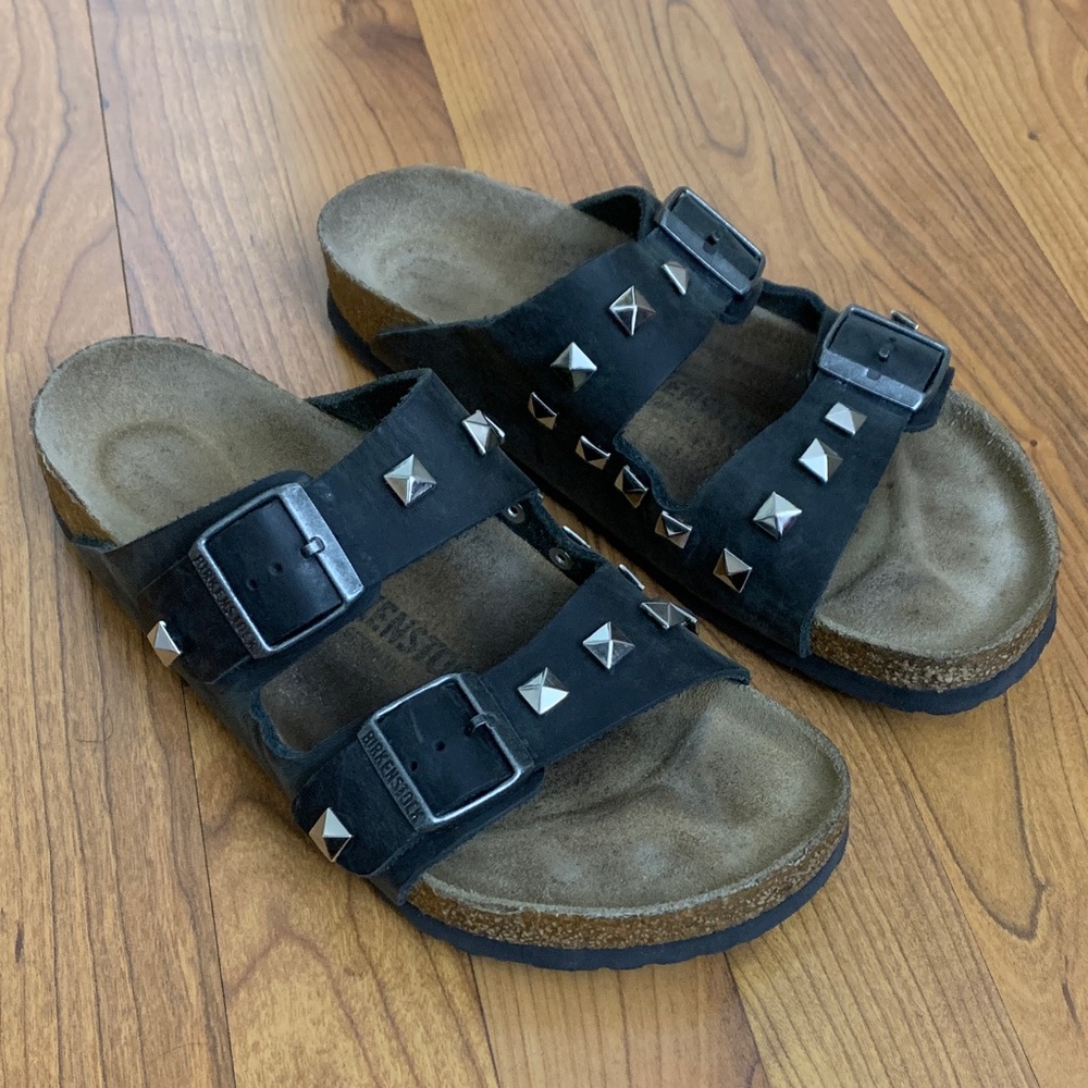 ★ SUPER RARE! Vintage Studded Birkenstock Arizona • Size 40 or 9/9.5